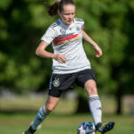 Sandra Walbeck auf Länderspiel-Reise mit der DFB-Nationalmannschaft