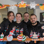 Auszubildende feiern Advent im Altenheim